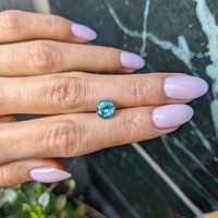 2.50 Ct. Bluish Green Sapphire from Montana Life Style