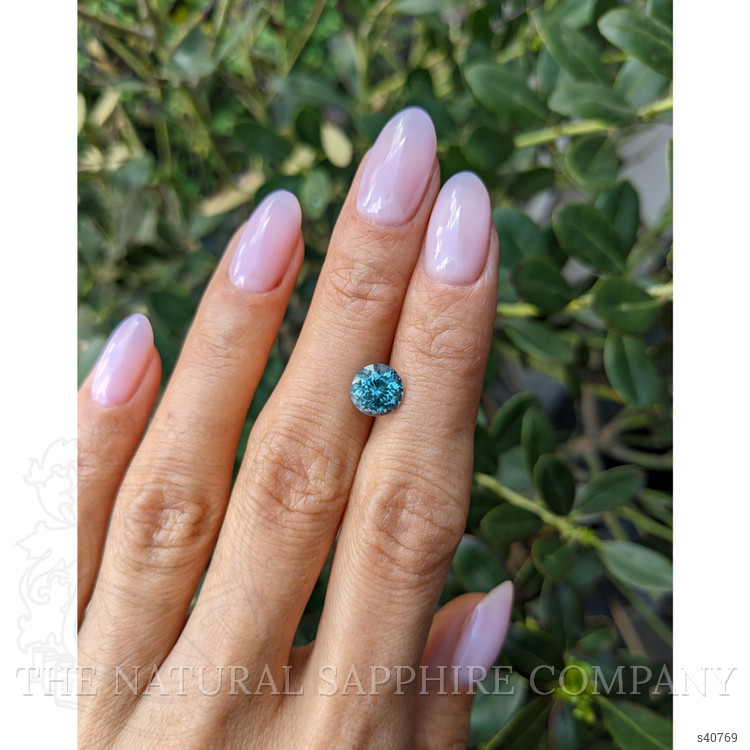 2.50 Ct. Bluish Green Sapphire from Montana