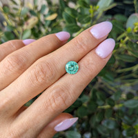 2.42 Ct. Green Sapphire from Montana Life Style