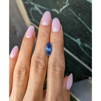 3.21 Ct. Blue Sapphire from Burma (Myanmar) Life Style