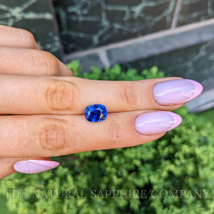 4.18 Ct. Blue Sapphire from Ceylon (Sri Lanka)