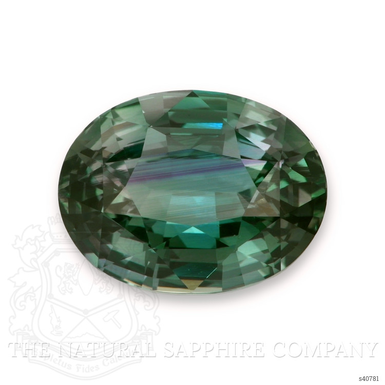 18.59 Ct. Green Sapphire from Ceylon (Sri Lanka)