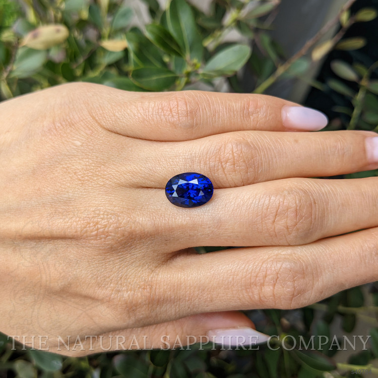 7.51 Ct. Blue Sapphire from Ceylon (Sri Lanka)