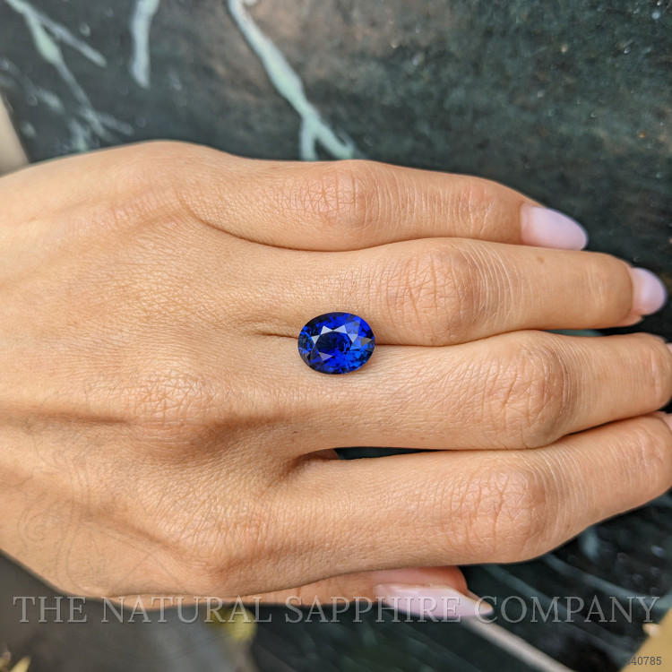 4.60 Ct. Blue Sapphire from Ceylon (Sri Lanka)
