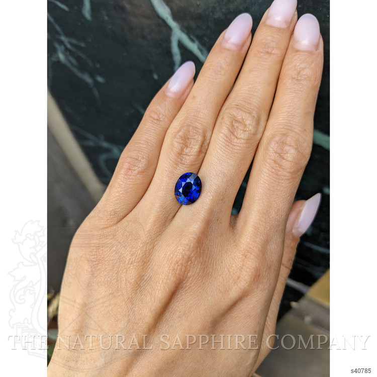4.60 Ct. Blue Sapphire from Ceylon (Sri Lanka)