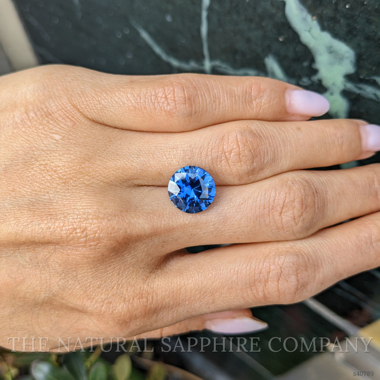 6.15 Ct. Blue Sapphire from Ceylon (Sri Lanka)