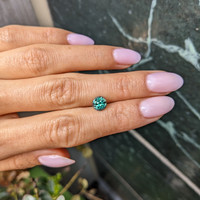 1.61 Ct. Bluish Green Sapphire from Montana Life Style