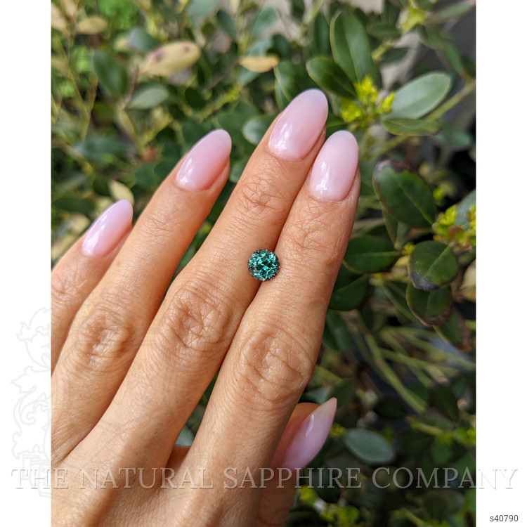 1.61 Ct. Bluish Green Sapphire from Montana