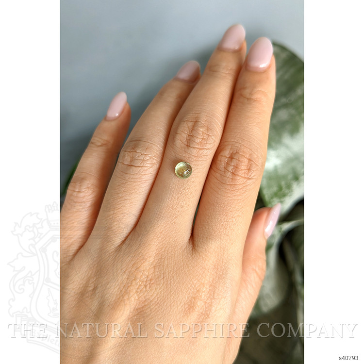 1.03 Ct. Yellow Cabochon Sapphire from Montana