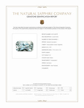 0.99 Ct. Bluish Green Sapphire from Montana Scan Report