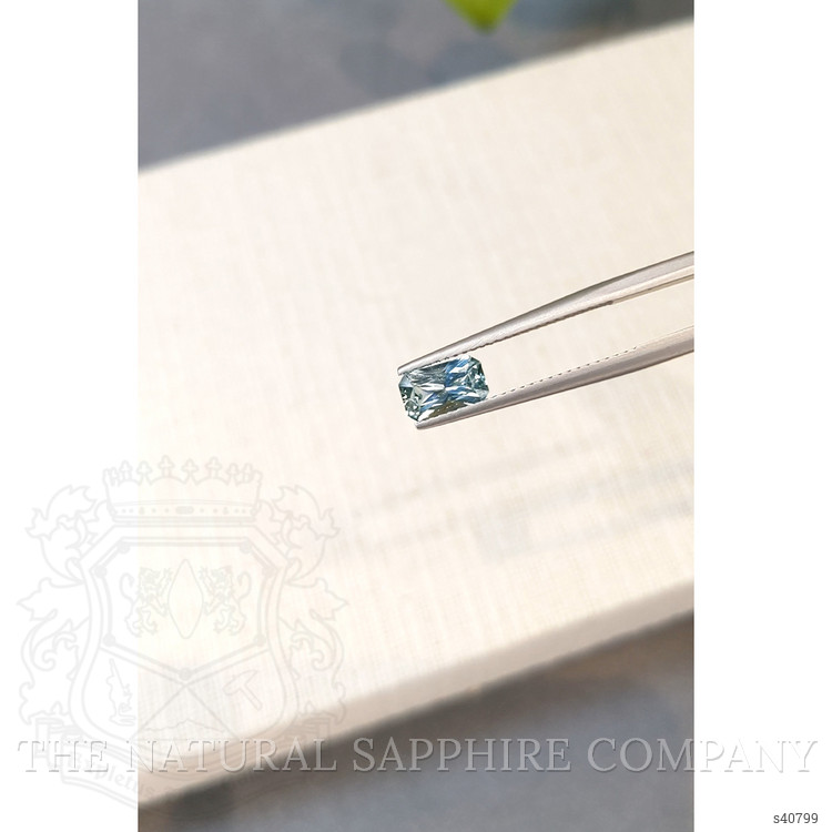 0.99 Ct. Bluish Green Sapphire from Montana