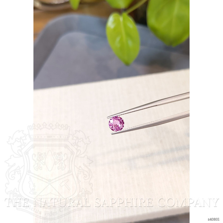 0.93 Ct. Purplish Pink Sapphire from Ceylon (Sri Lanka)