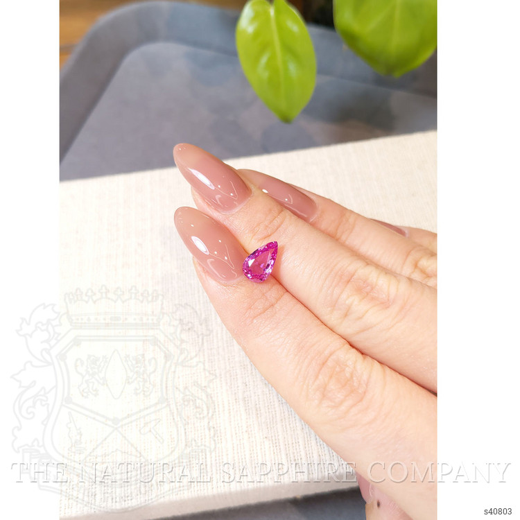 1.86 Ct. Pink Sapphire from Ceylon (Sri Lanka)