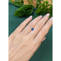 0.78 Ct. Blue Sapphire from Ceylon (Sri Lanka) Life Style
