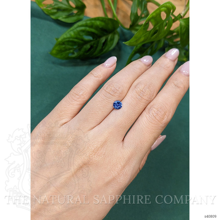 0.78 Ct. Blue Sapphire from Ceylon (Sri Lanka)