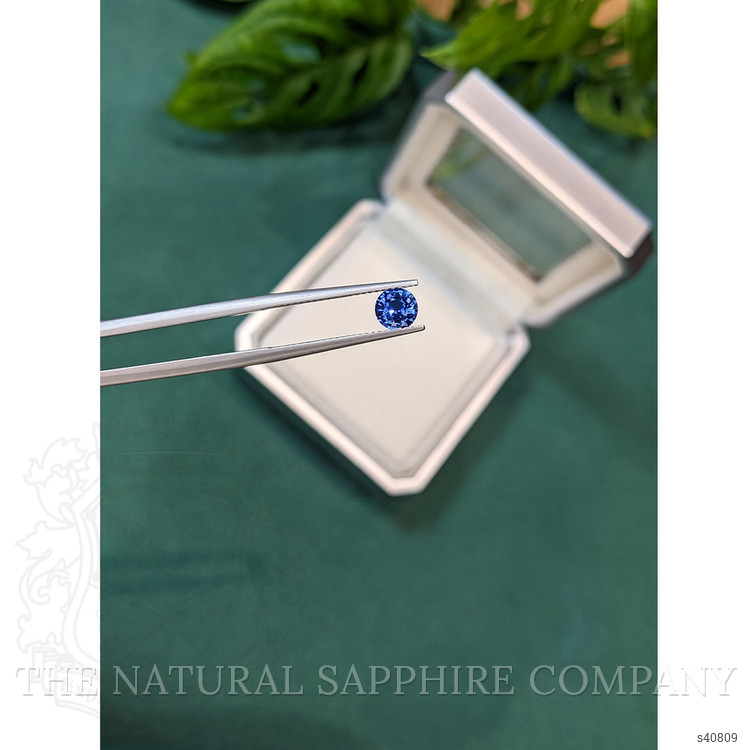 0.78 Ct. Blue Sapphire from Ceylon (Sri Lanka)