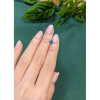 0.78 Ct. Blue Sapphire from Ceylon (Sri Lanka) Life Style