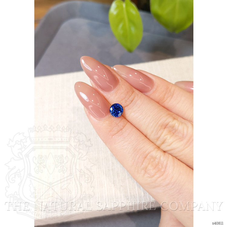 1.04 Ct. Blue Sapphire from Ceylon (Sri Lanka)