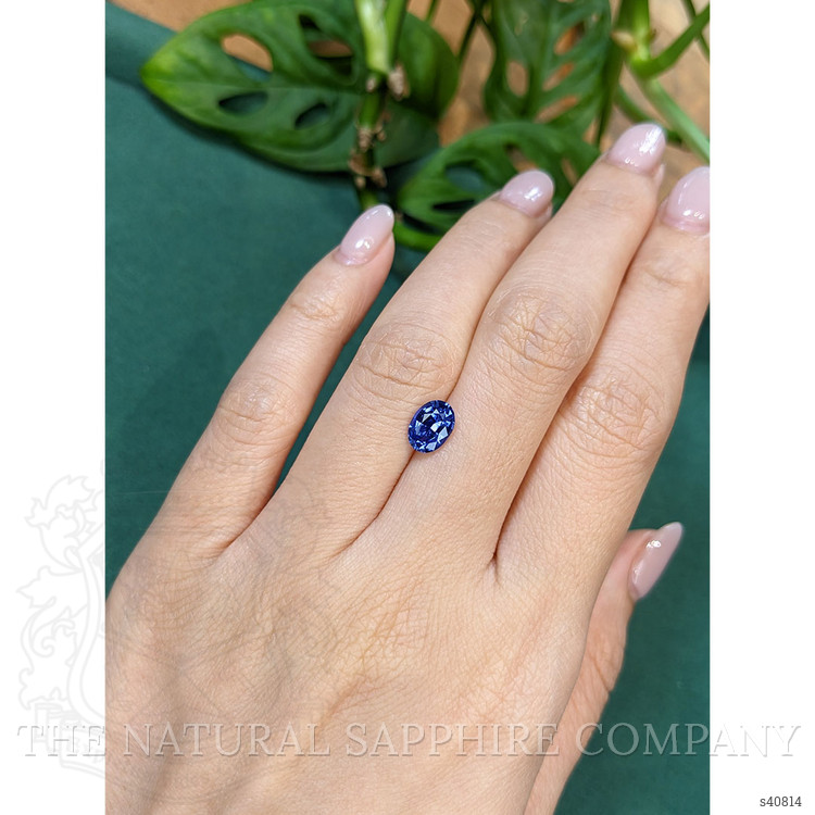 1.43 Ct. Blue Sapphire from Ceylon (Sri Lanka)