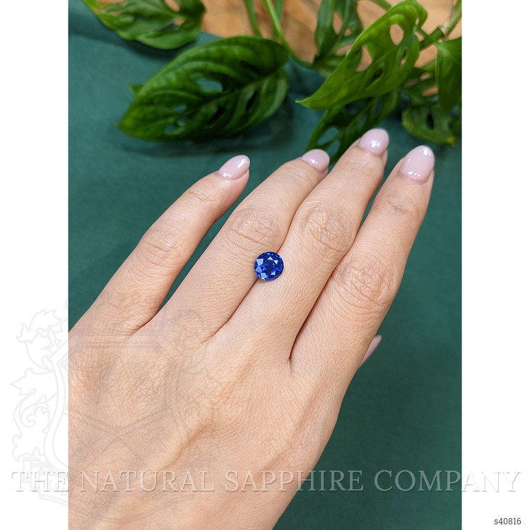 1.79 Ct. Blue Sapphire from Ceylon (Sri Lanka)