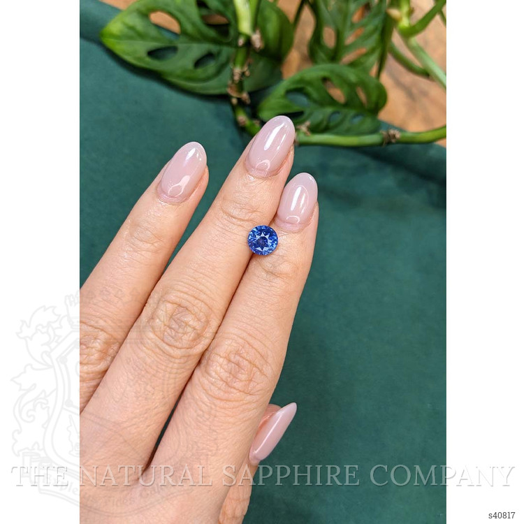 1.90 Ct. Blue Sapphire from Ceylon (Sri Lanka)