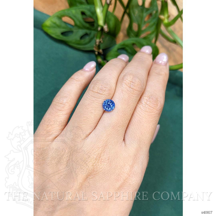1.90 Ct. Blue Sapphire from Ceylon (Sri Lanka)