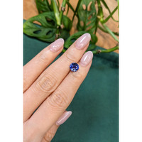2.03 Ct. Blue Sapphire from Ceylon (Sri Lanka) Life Style