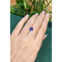 2.03 Ct. Blue Sapphire from Ceylon (Sri Lanka) Life Style
