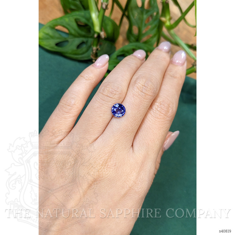 2.03 Ct. Blue Sapphire from Ceylon (Sri Lanka)