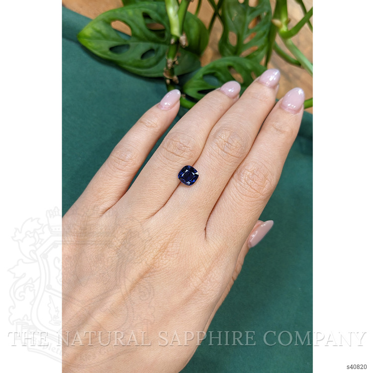 2.13 Ct. Blue Sapphire from Ceylon (Sri Lanka)