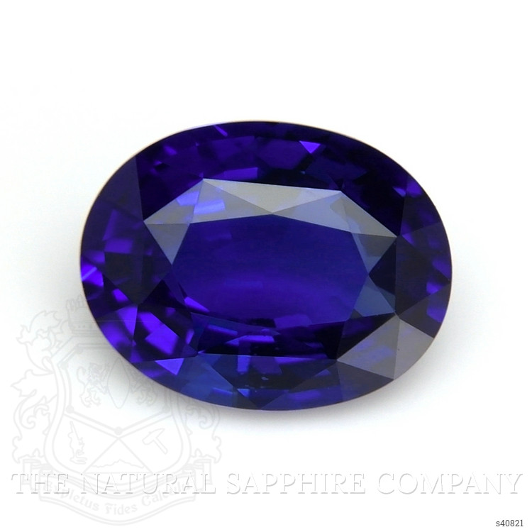2.22 Ct. Purplish Blue Sapphire from Ceylon (Sri Lanka)