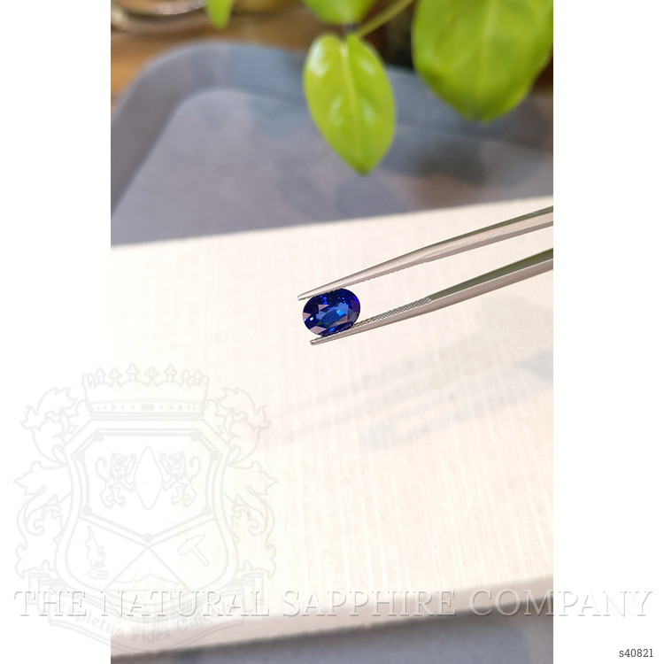2.22 Ct. Purplish Blue Sapphire from Ceylon (Sri Lanka)