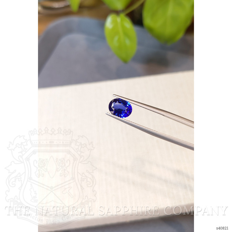 2.22 Ct. Purplish Blue Sapphire from Ceylon (Sri Lanka)