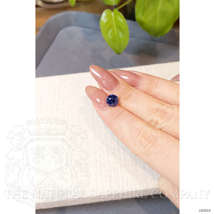 2.46 Ct. Blue Sapphire from Ceylon (Sri Lanka)