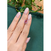 2.36 Ct. Purple Sapphire from Ceylon (Sri Lanka) Life Style
