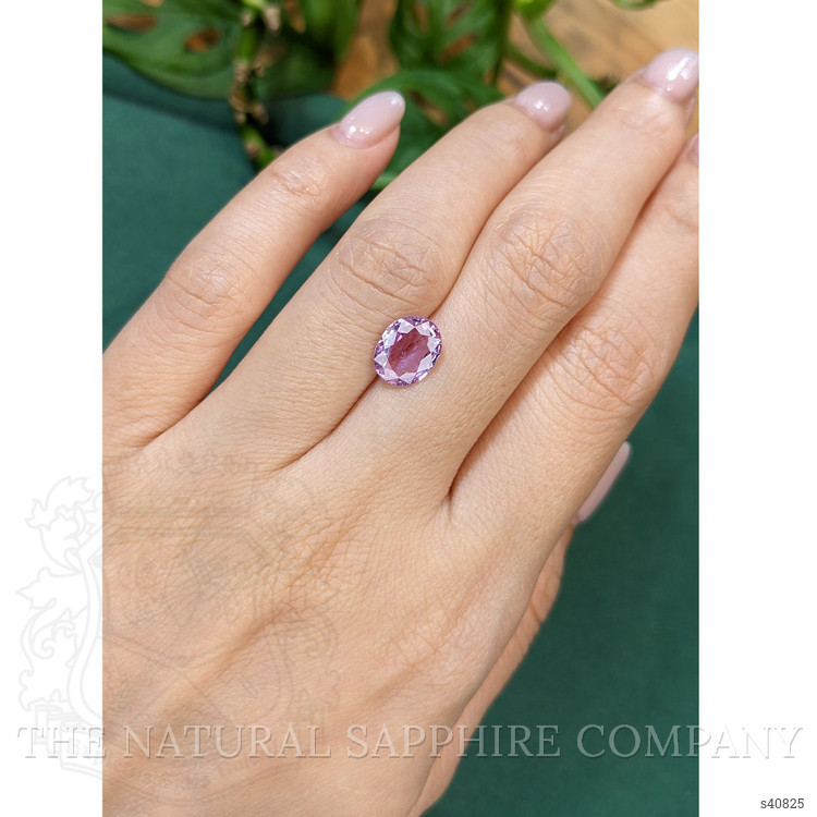 2.36 Ct. Purple Sapphire from Ceylon (Sri Lanka)