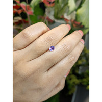 0.73 Ct. Purple Sapphire from Ceylon (Sri Lanka) Life Style