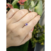 0.73 Ct. Purple Sapphire from Ceylon (Sri Lanka) Life Style