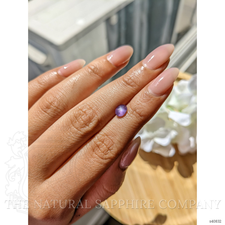 1.10 Ct. Purple Star Sapphire from Ceylon (Sri Lanka)
