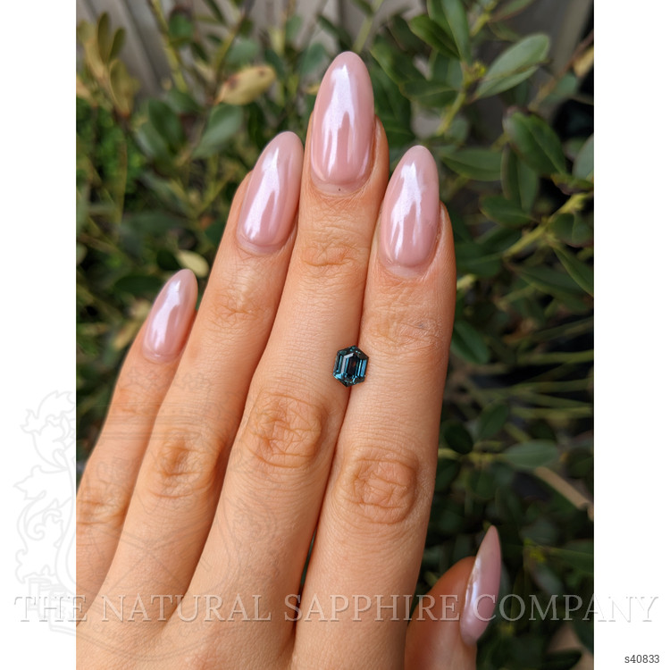 1.59 Ct. Bluish Green Sapphire from Montana