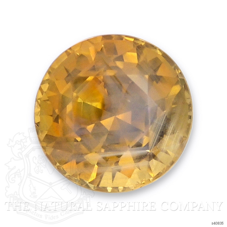 1.95 Ct. Orangish Yellow Sapphire from Montana