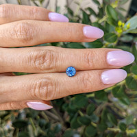 1.43 Ct. Blue Sapphire from Montana Life Style
