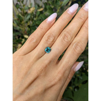 2.12 Ct. Bluish Green Sapphire from Montana Life Style