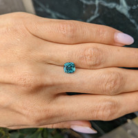 2.12 Ct. Bluish Green Sapphire from Montana Life Style