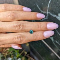 1.09 Ct. Bluish Green Sapphire from Montana Life Style