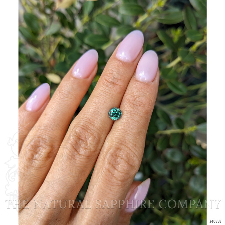 1.09 Ct. Bluish Green Sapphire from Montana