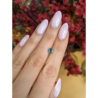 1.02 Ct. Bluish Green Sapphire from Montana Life Style