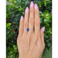 2.90 Ct. Blue Sapphire from Ceylon (Sri Lanka) Life Style