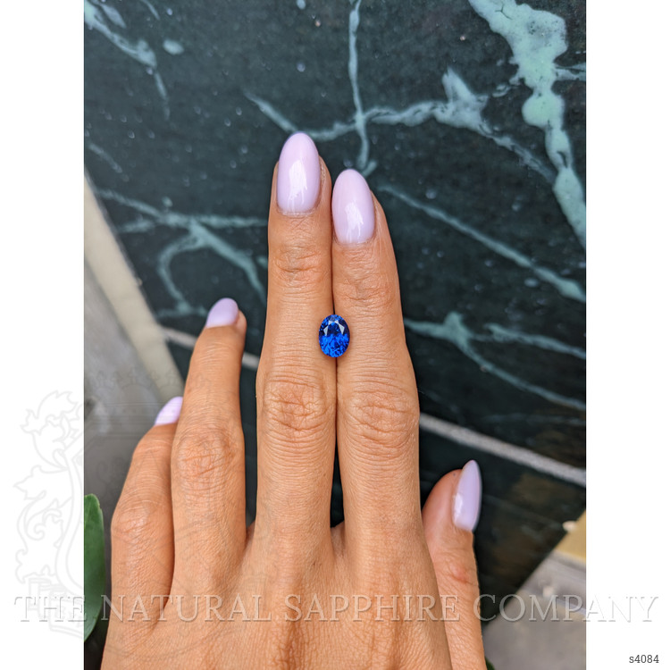 2.90 Ct. Blue Sapphire from Ceylon (Sri Lanka)