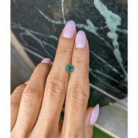 1.31 Ct. Bluish Green Sapphire from Montana Life Style
